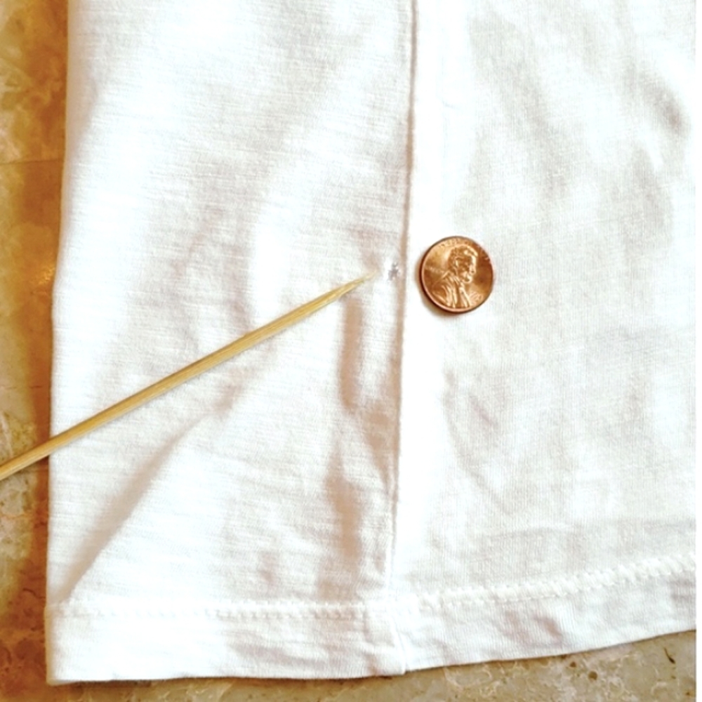 BANANA REPUBLIC Retro Beaded Bow Tee - Picture 8 of 9